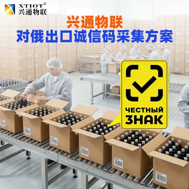 兴通物联俄罗斯诚信码整箱批量复核读取