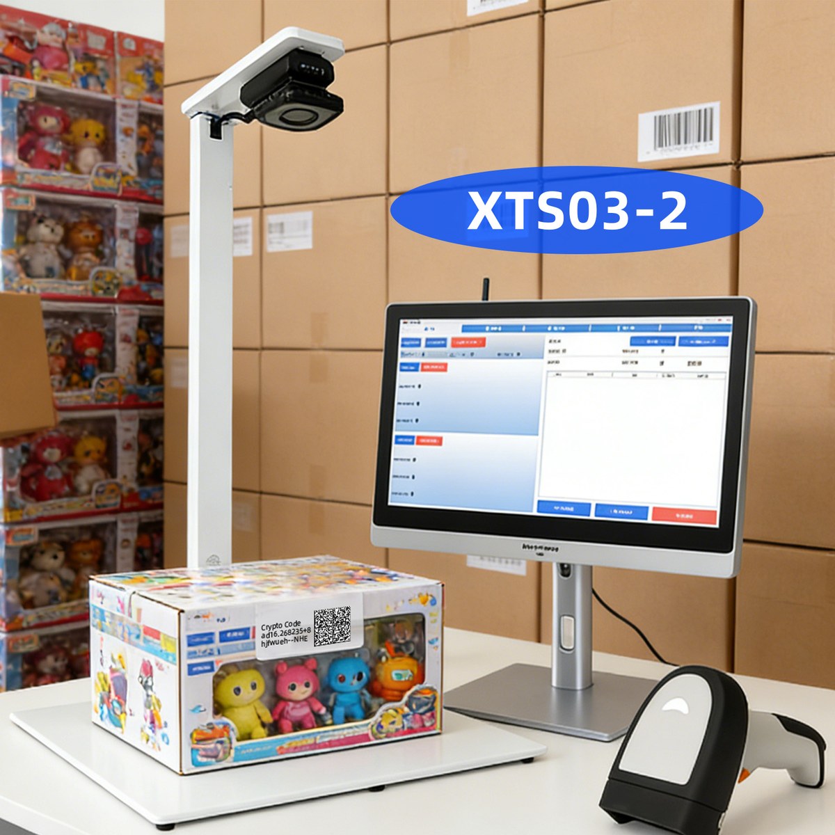 兴通物联 XTS03-2 桌面批量采集俄罗斯诚信码